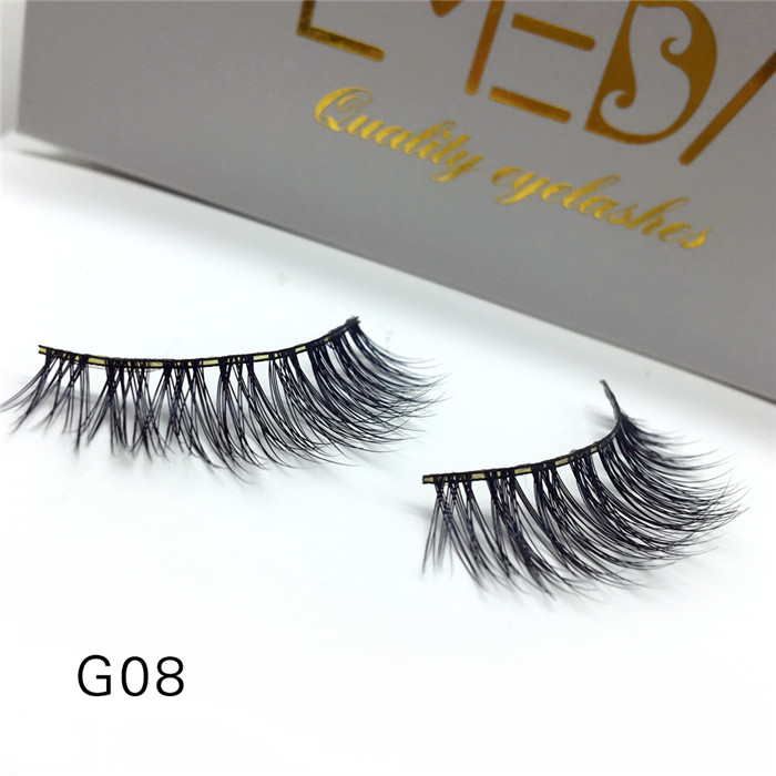 Factory Supply Lovely Lashes 3D Mink Eyelashes YP64-PY1